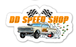 DD Speed Shop Racer Sticker